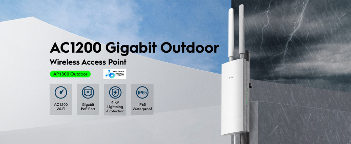 Cudy AP1300 Outdoor AC1200 Gigabit Wireless Outdoor Access Point Price in Bangladesh